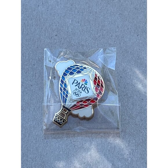 NBC Olympics Paris Hot Air Balloon Lapel Pin 2024 - Picture 1 of 2